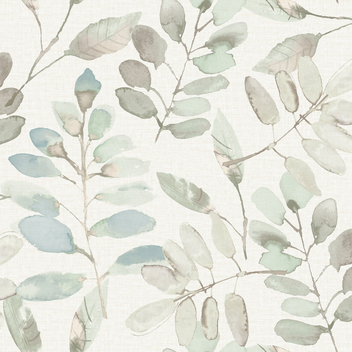 Pinnate Mint Leaves Wallpaper in Mint by Chesapeake
