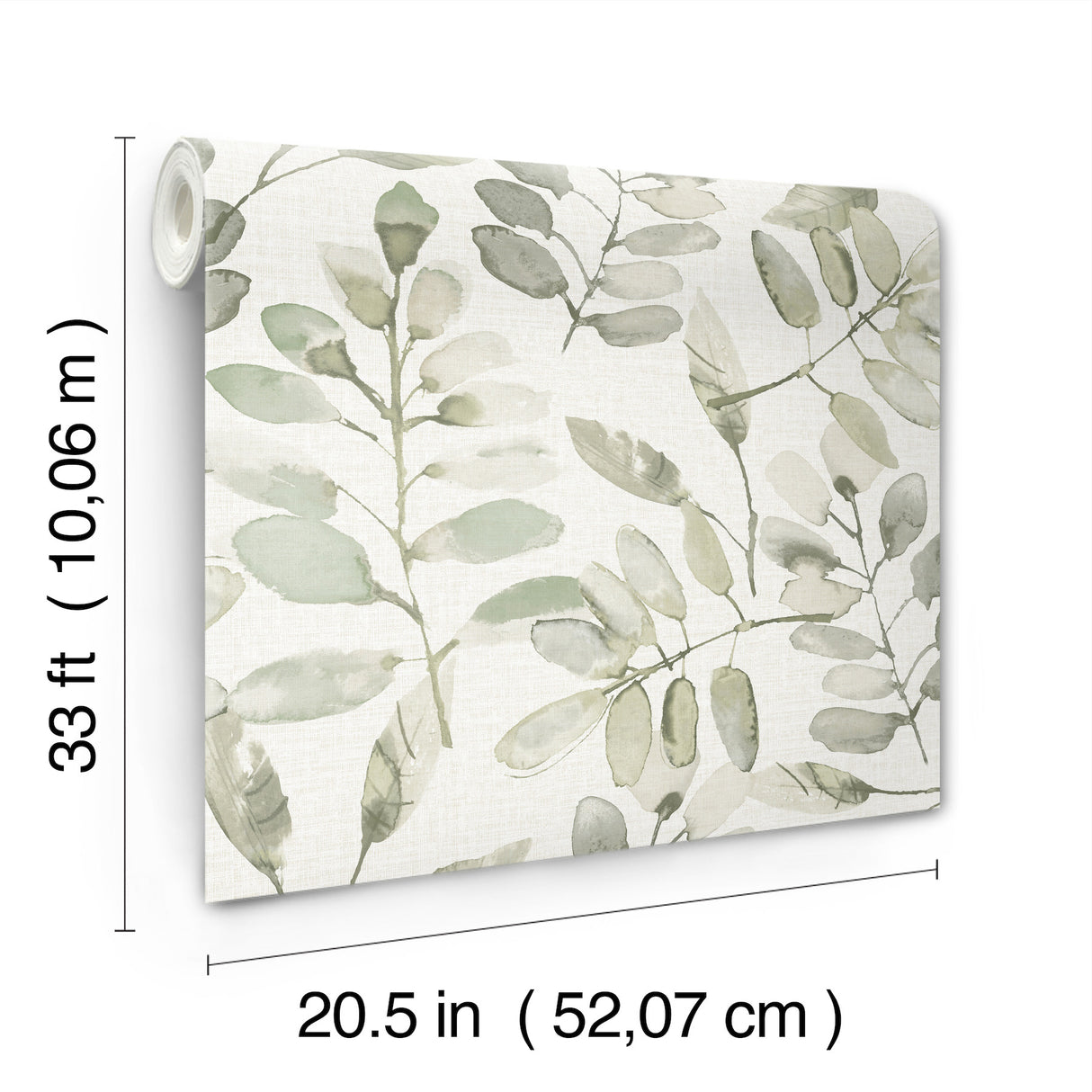Pinnate Green Leaves by Chesapeake Botanical Wallpaper – Brewster Home Fashions 4169-13911