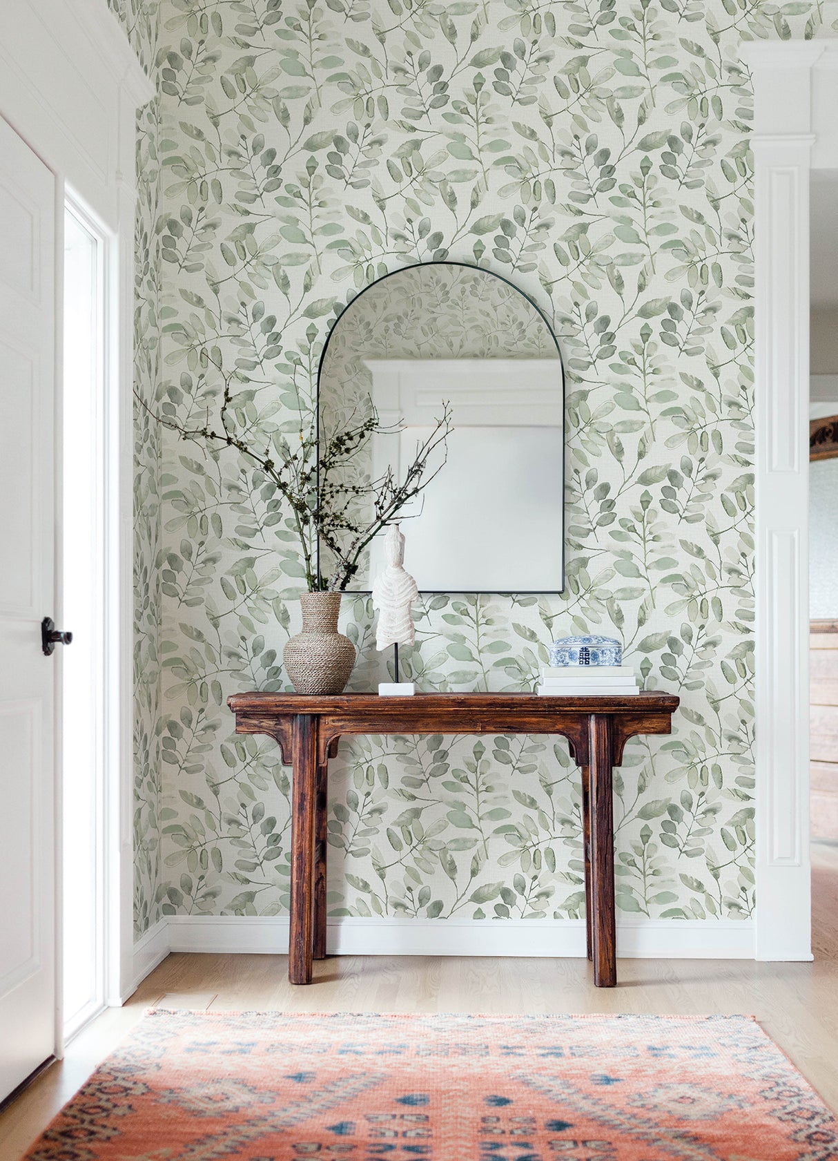 Pinnate Green Leaves by Chesapeake Botanical Wallpaper – Brewster Home Fashions 4169-13911