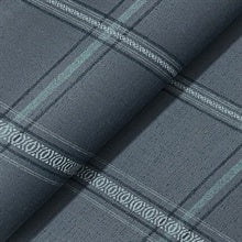 Auberge Dark Blue by Chesapeake Plaid Wallpaper – Brewster Home Fashions 4169-27605