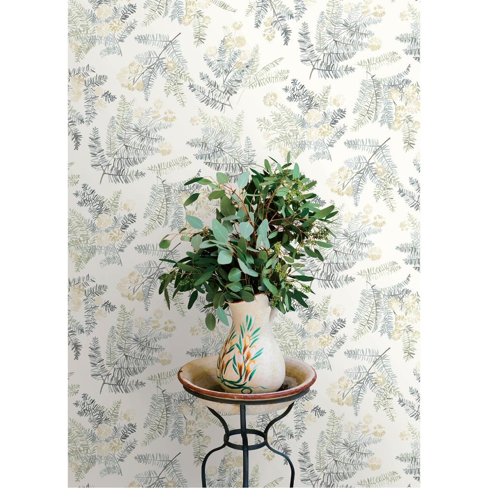 Frith Sea Green by Chesapeake Botanical Wallpaper – Brewster Home Fashions 4169-83106