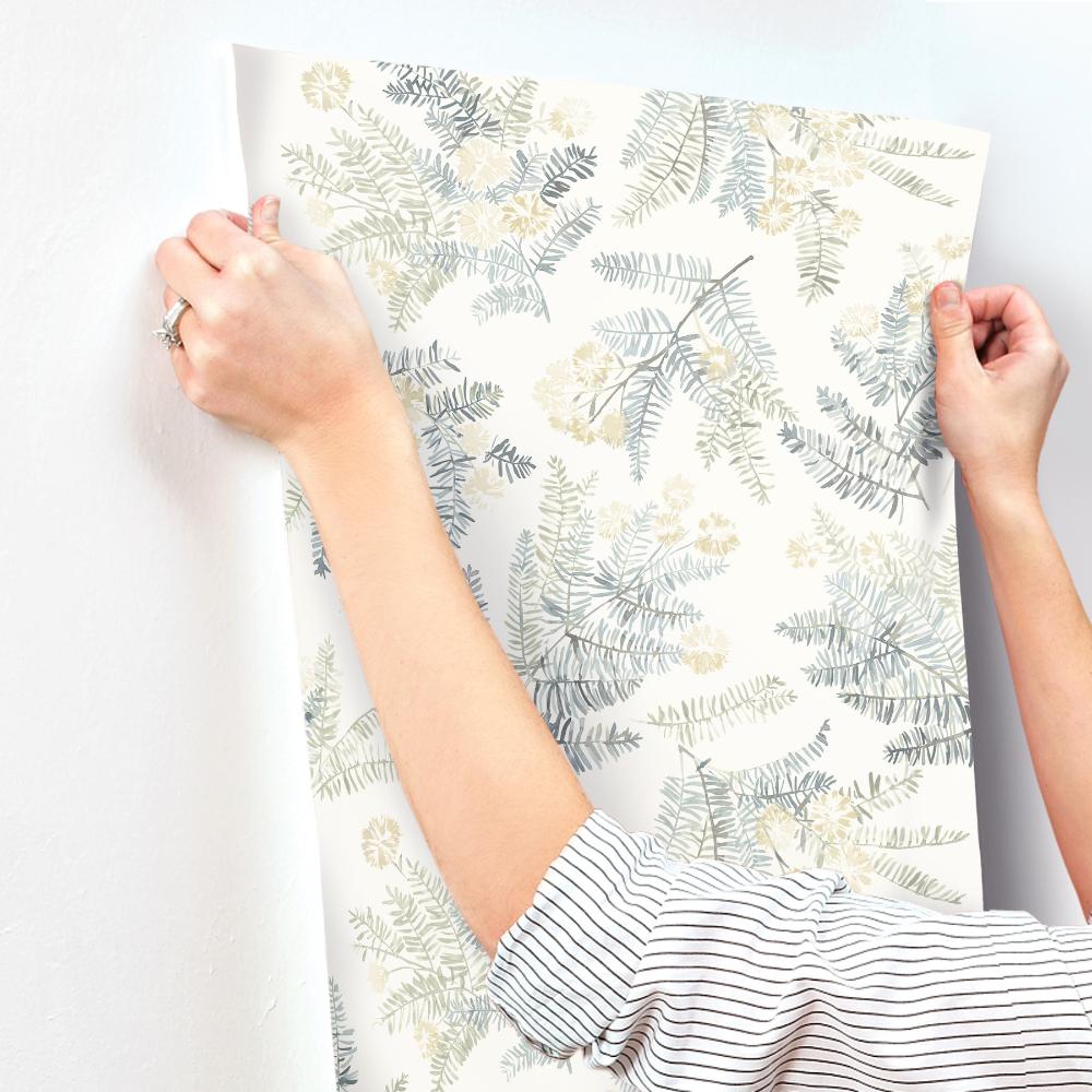Frith Sea Green by Chesapeake Botanical Wallpaper – Brewster Home Fashions 4169-83106