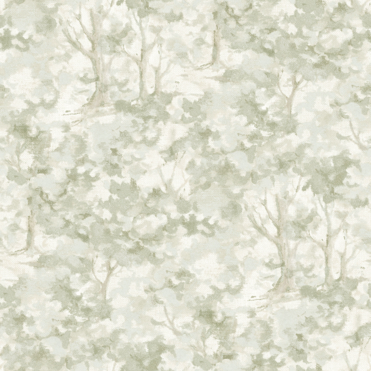 Thicket Sage Green by Chesapeake Forest Wallpaper, 20.5 in W x 33 ft L, Prepasted Sure Strip, Washable - Brewster Home Fashions 4169-83109-Sample