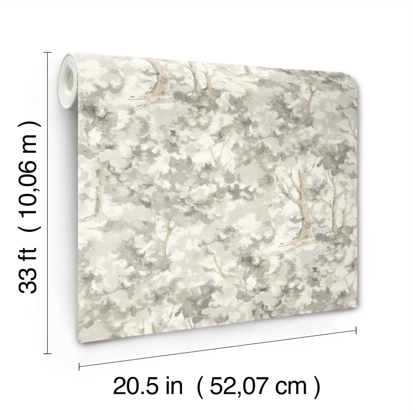 Thicket Charcoal by Chesapeake Forest Wallpaper – Brewster Home Fashions 4169-83110