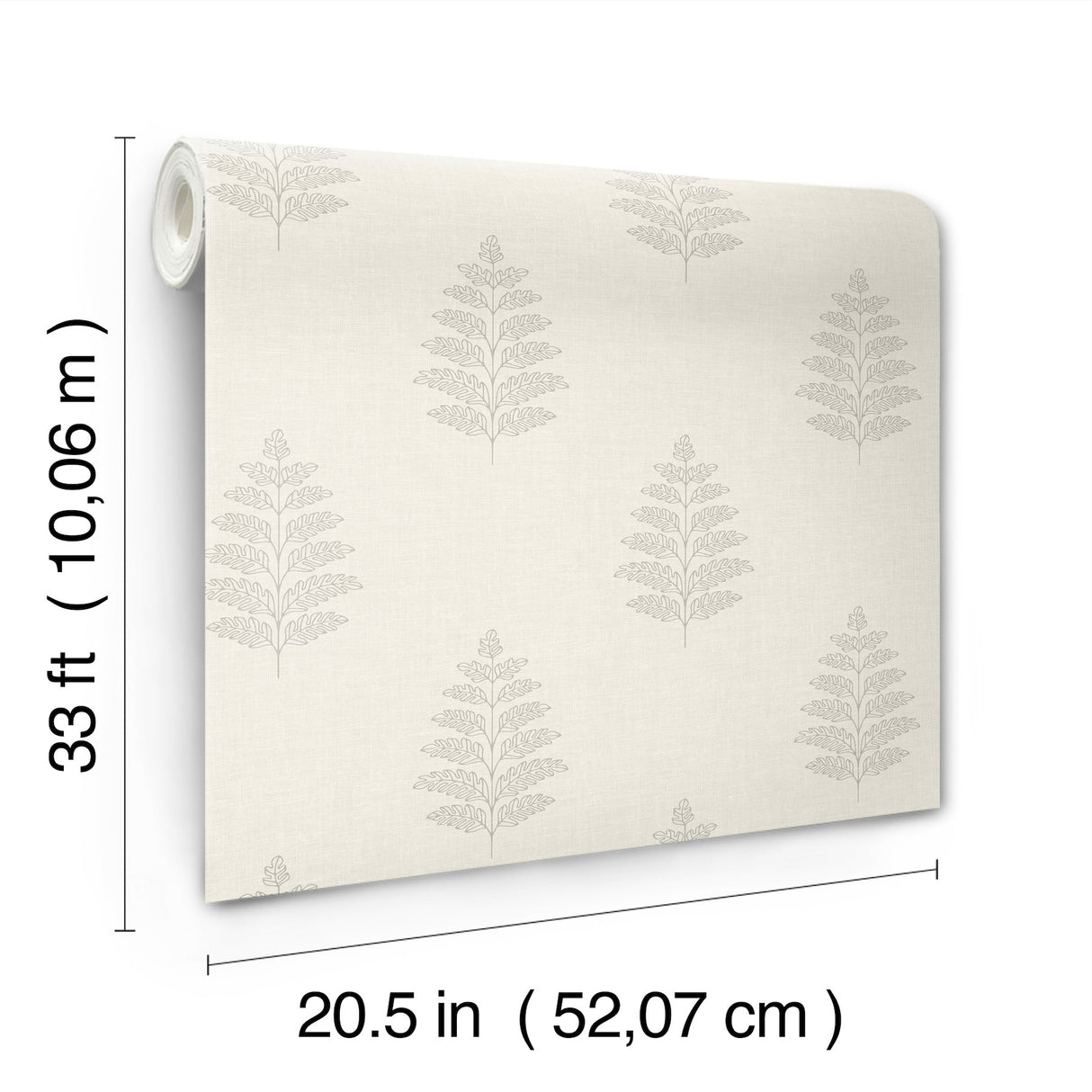 Frond Cream by Chesapeake Leaf Wallpaper – Brewster Home Fashions 4169-83125