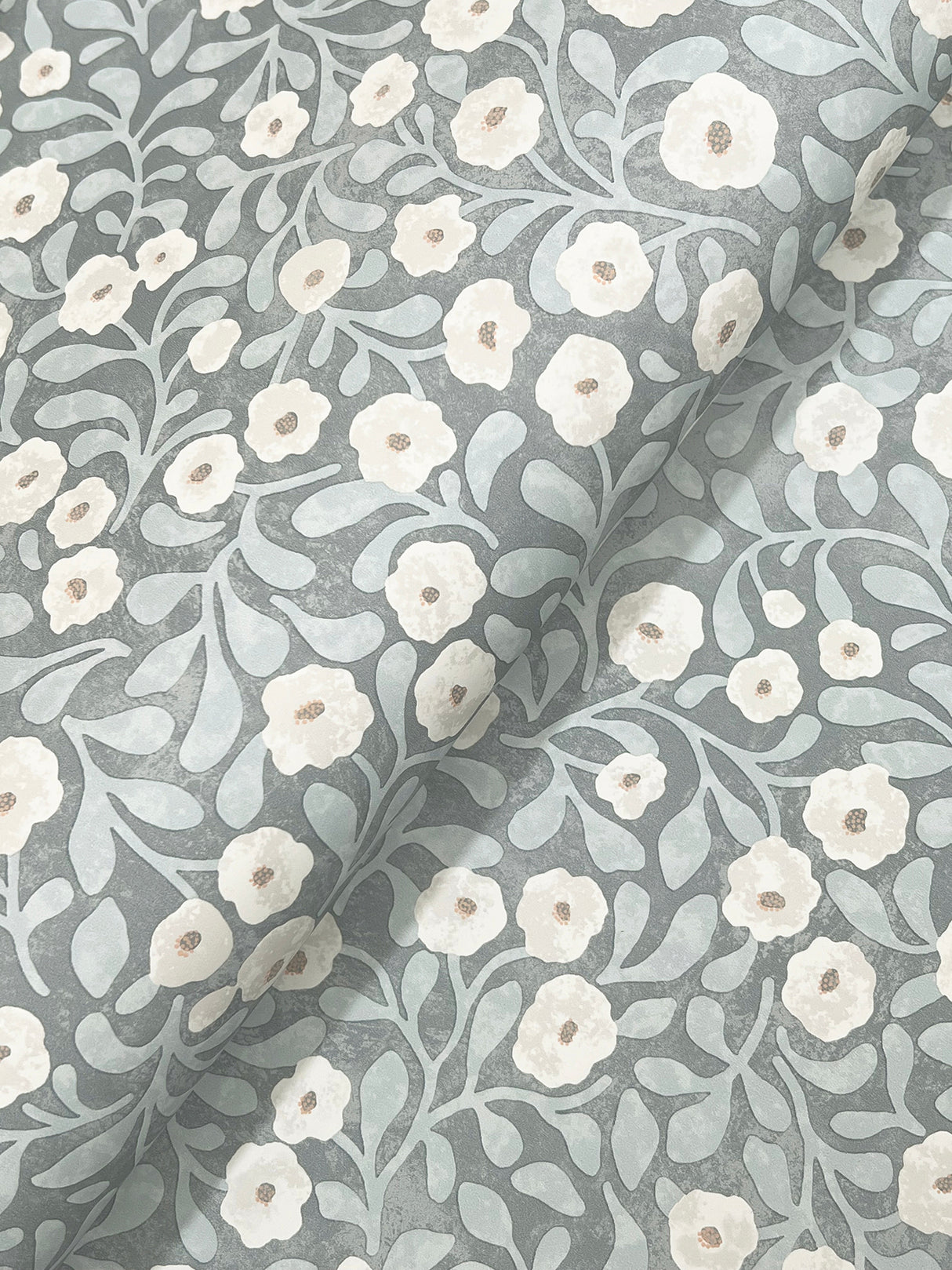 Poppy Trail Light Blue by Chesapeake Floral Wallpaper – Brewster Home Fashions 4169-83134