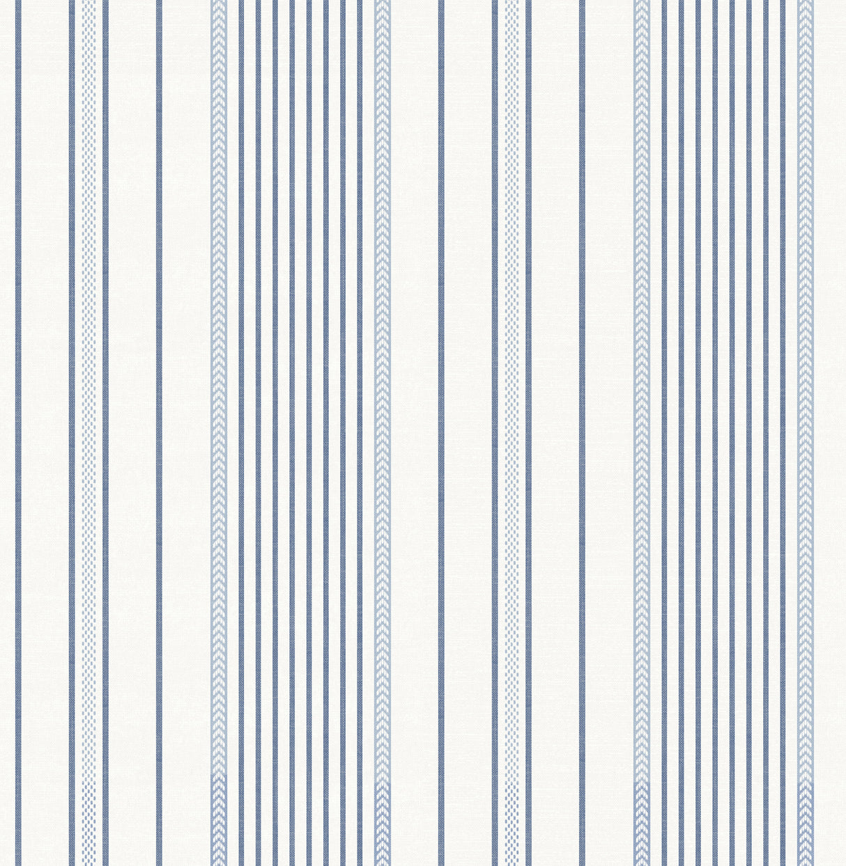 Navarres Stripe Blue Faux Linen Wallpaper by A-Street Prints, 4172-27484