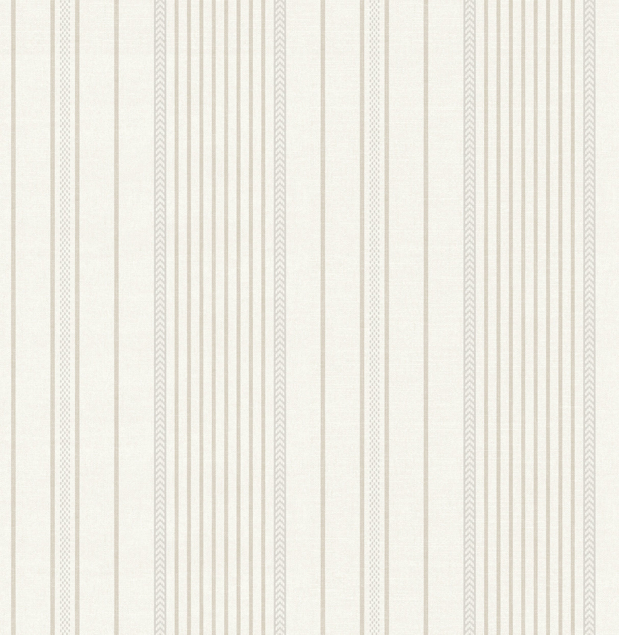 A-Street Prints Navarres Stripe Neutral Faux Linen Wallpaper roll and pattern