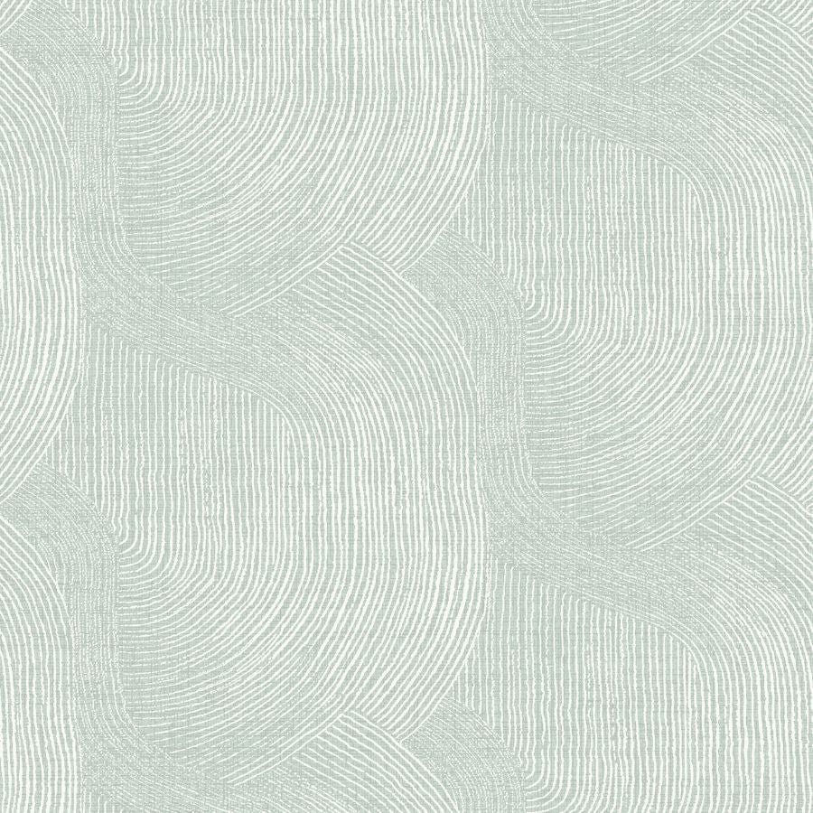 Folly Seafoam Zen Swirls Wallpaper – A-Street Prints 4172-27505