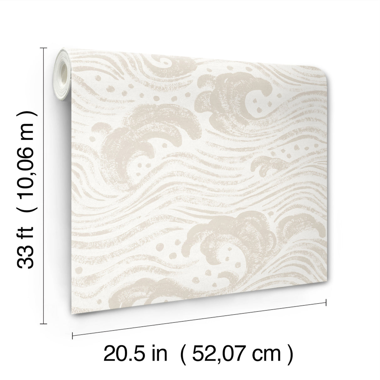Swell Beige by A-Street Prints Ocean Wave Wallpaper – A-Street Prints 4172-27508