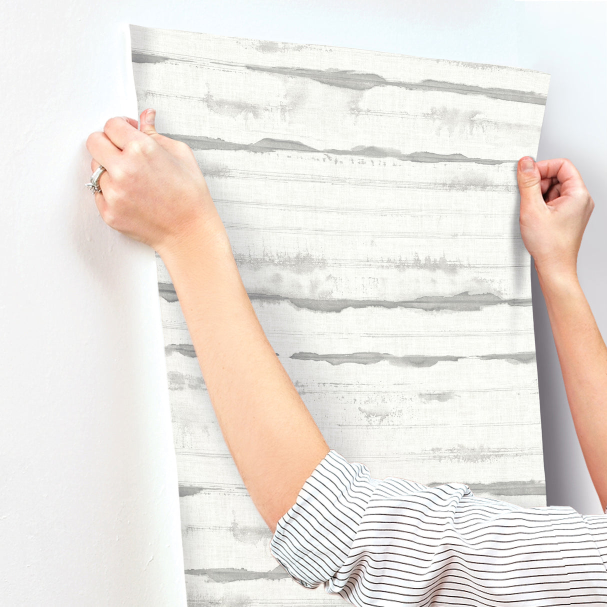 Destin Grey by A-Street Prints Stripe Wallpaper – A-Street Prints 4172-27518