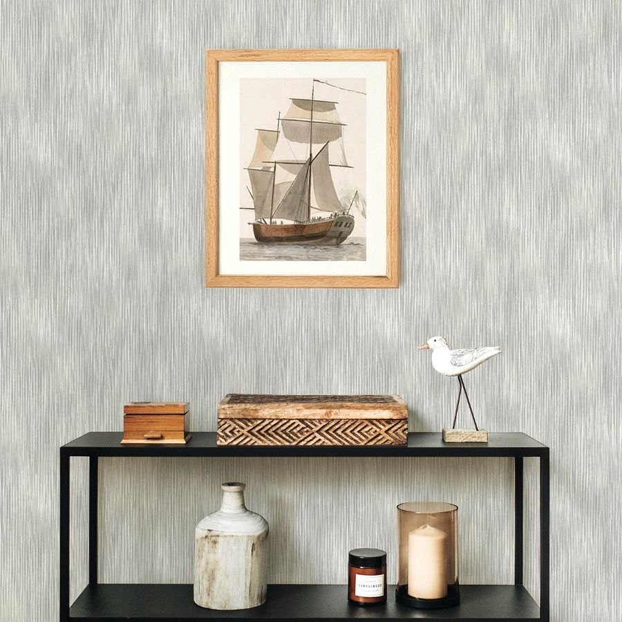 Largo Grey by A-Street Prints Striated Wallpaper- A-Street Prints 4172-27521