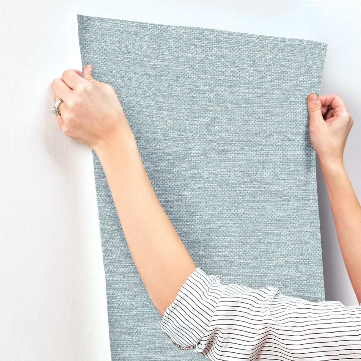 Malin Denim by A-Street Prints Faux Grasscloth Wallpaper – A-Street Prints 4172-27527