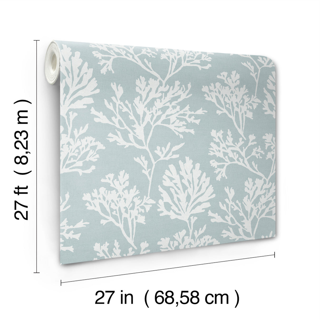Tortuga Sky Blue by A-Street Prints Coral Weave Wallpaper – A-Street Prints 4172-82003