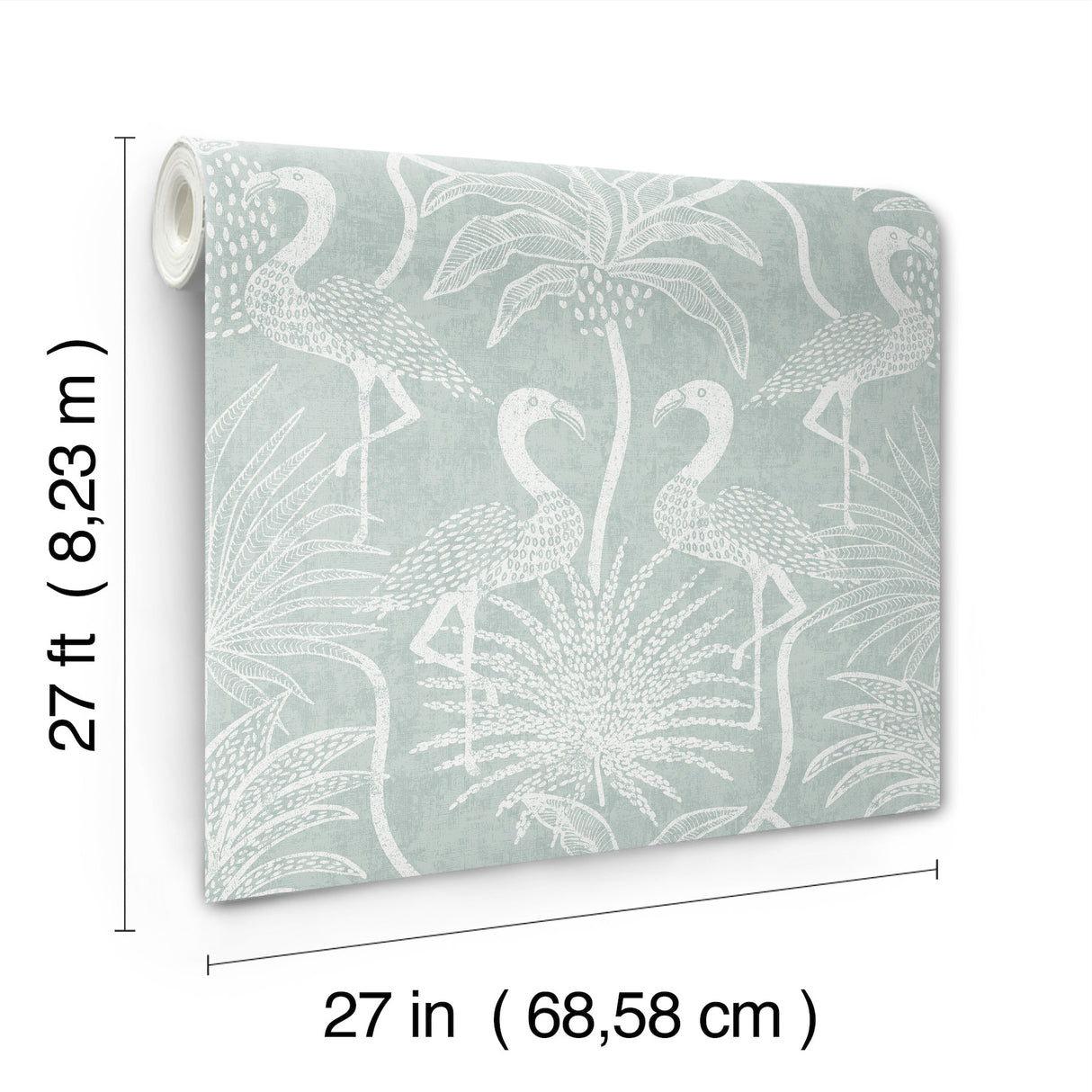 Biscayne Turquoise by A-Street Prints Flamingo Beach Wallpaper – A-Street Prints 4172-82004
