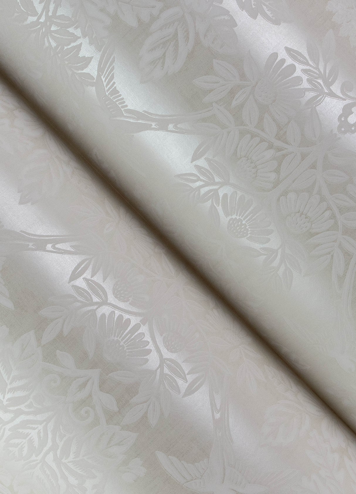 Finch Ivory by Chris Loves Julia Woodland Damask Wallpaper – A-Street Prints 4173-27624