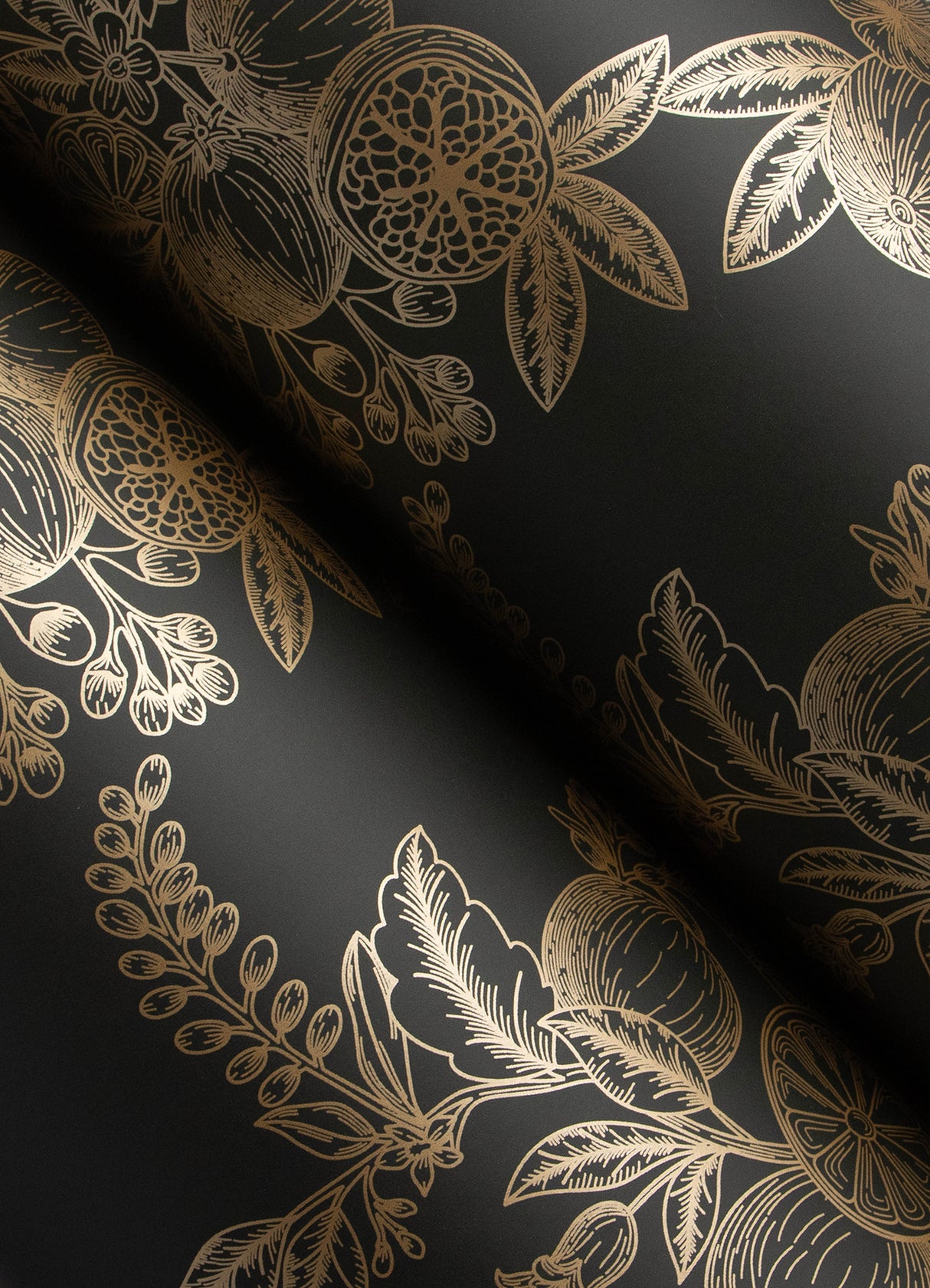 Gerty Gold by Chris Loves Julia Fruit Toile Wallpaper – A-Street Prints 4173-27635