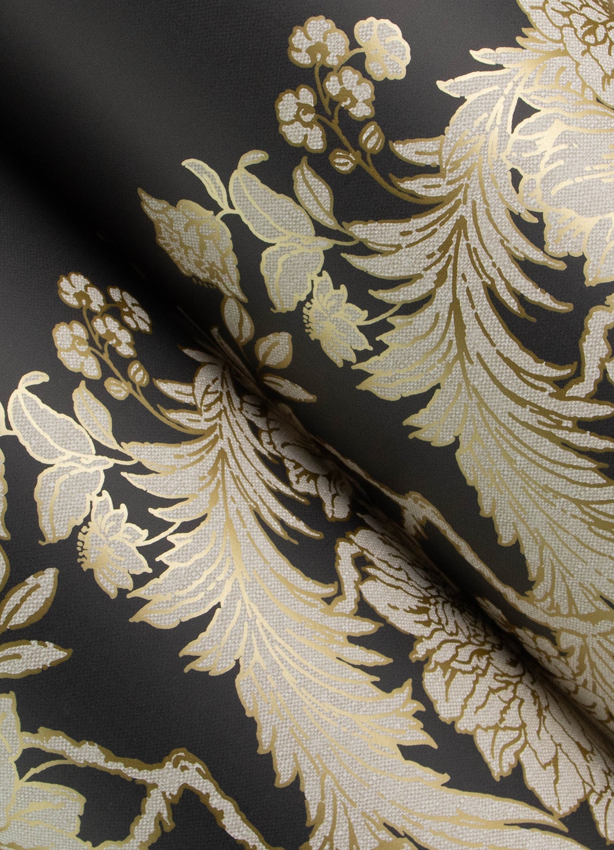 Gisela Black by Chris Loves Julia Floral Columns Wallpaper – A-Street Prints 4173-27641