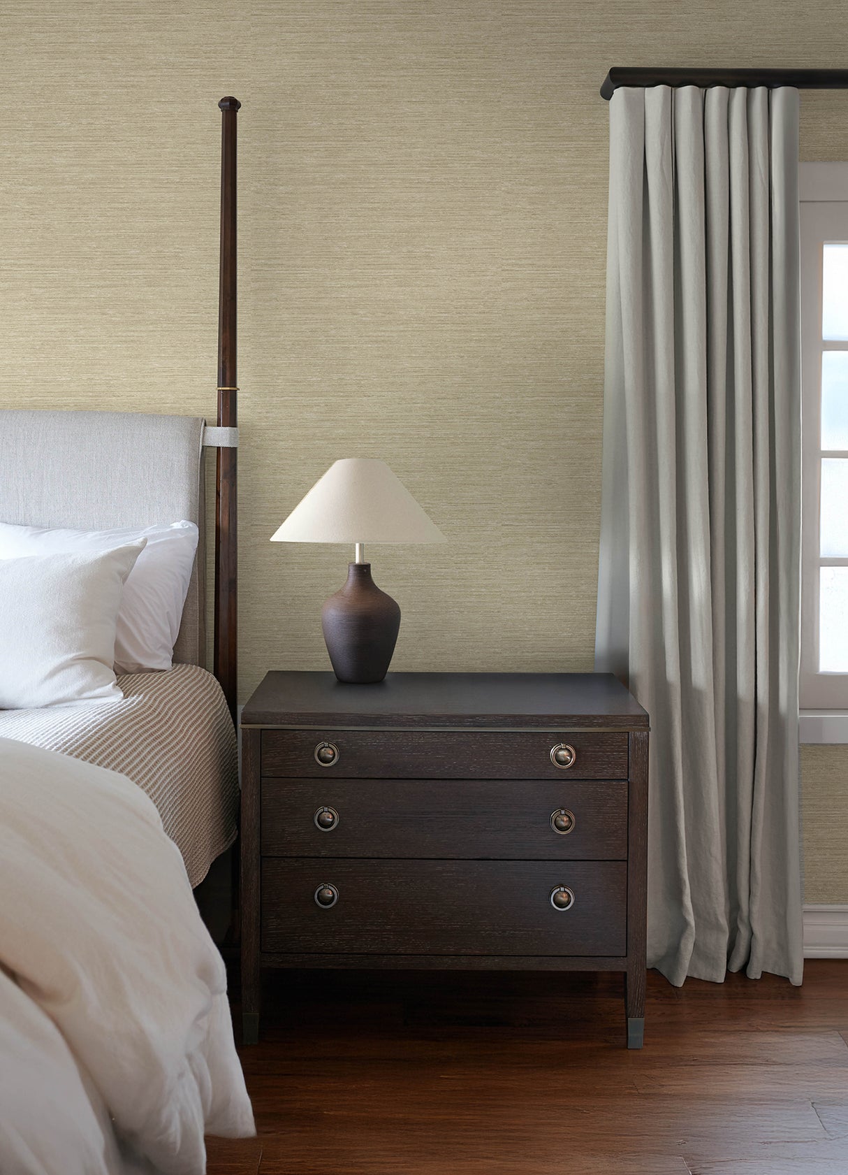 Roderick Neutral by Chris Loves Julia Textured Wallpaper – A-Street Prints 4173-27650