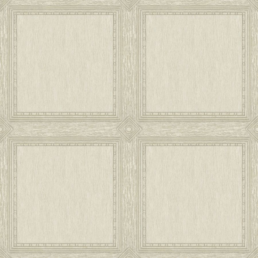 Moorland Ivory Wood Panel Wallpaper by A-Street Prints