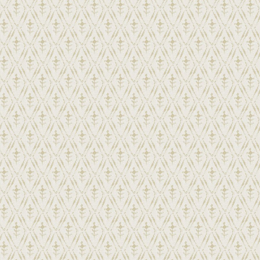 Tillie Neutral Diamond Floral Wallpaper