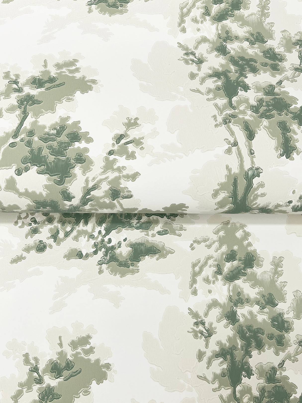 Sainsbury Sage by Chris Loves Julia Forest Wallpaper – A-Street Prints 4173-82104