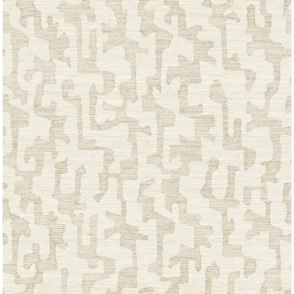 Cipher Beige Geometric Faux Grasscloth Wallpaper – A-Street Prints 4177-27703