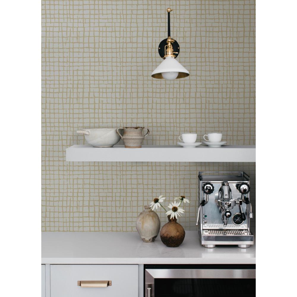 Albin Pearl by A-Street Prints Gridline Wallpaper – A-Street Prints 4177-27717