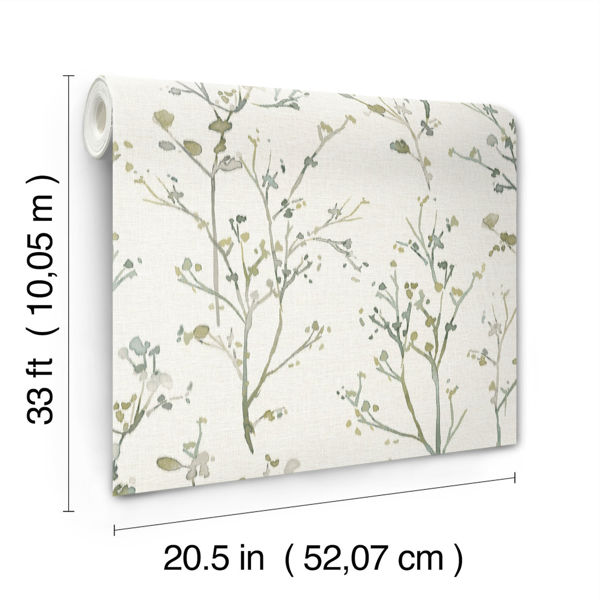 Silverling Moss by A-Street Prints Budding Branches Wallpaper- A-Street Prints 4177-27719