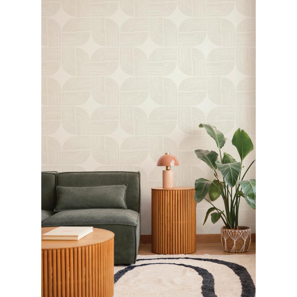 Savoye Brown by A-Street Prints Spiral Arches Wallpaper – A-Street Prints 4177-27724