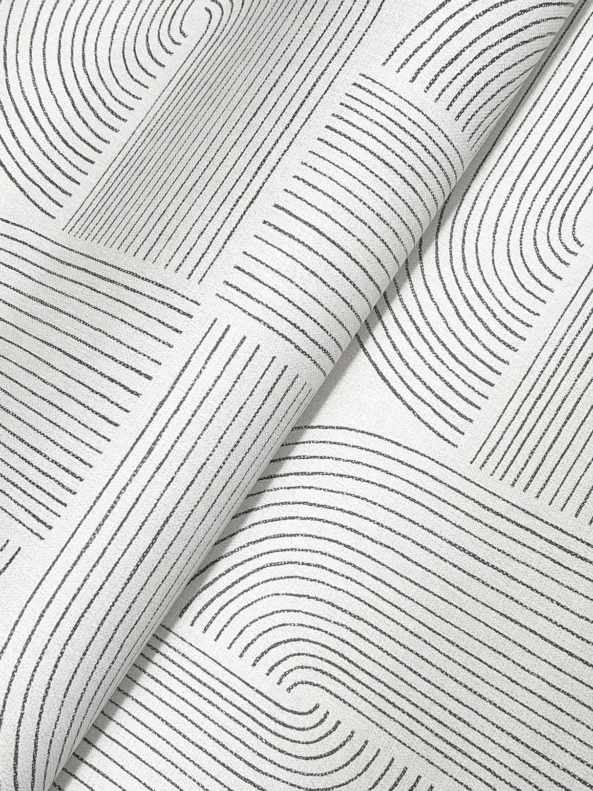 Savoye Black by A-Street Prints Spiral Arches Wallpaper- A-Street Prints 4177-27725