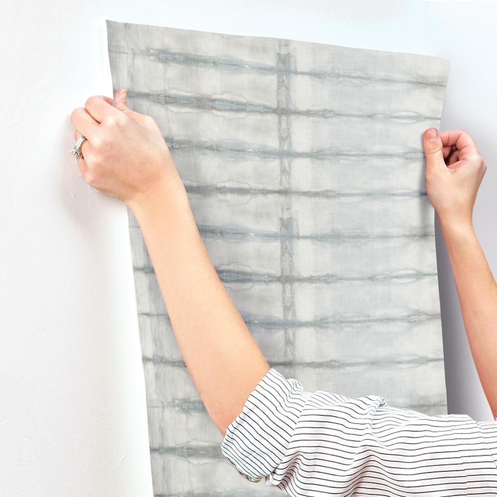 Modulus Denim by Scott Living Geometric Stripe Wallpaper – A-Street Prints 4177-27727