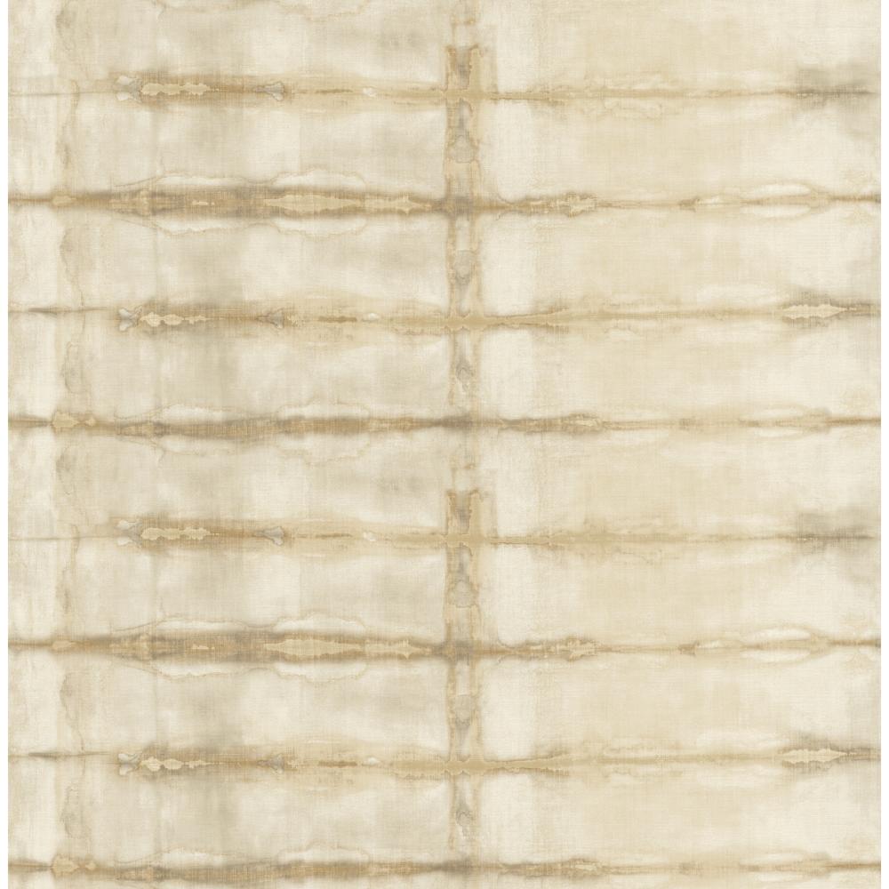 A-Street Prints Modulus Wheat Geometric Stripe Wallpaper roll and pattern