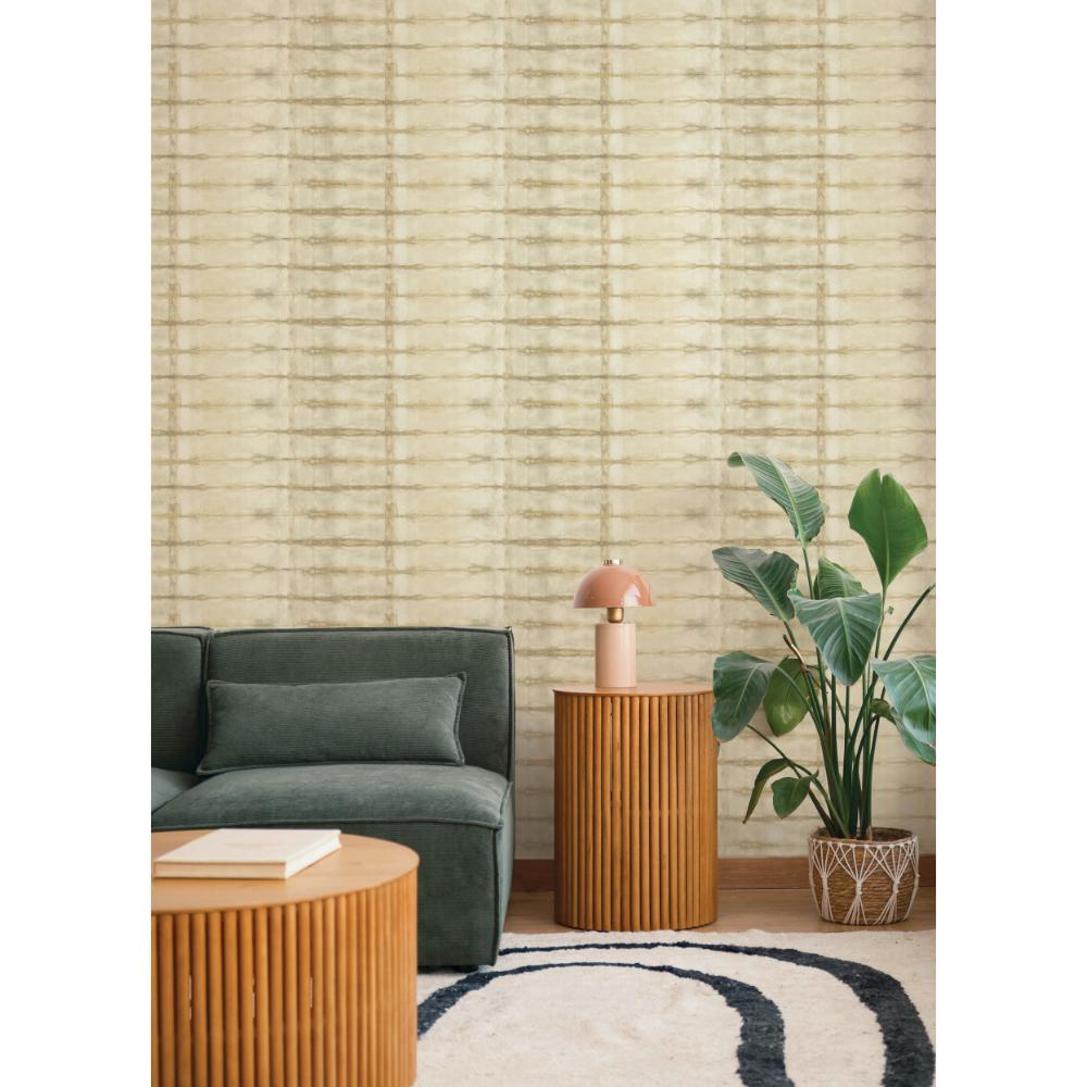 Modulus Wheat by A-Street Prints Geometric Stripe Wallpaper- A-Street Prints 4177-27730