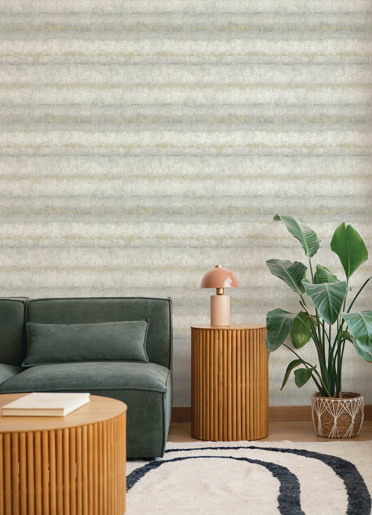 Morningtide Grey by A-Street Prints Textured Stripe Wallpaper- A-Street Prints 4177-27731