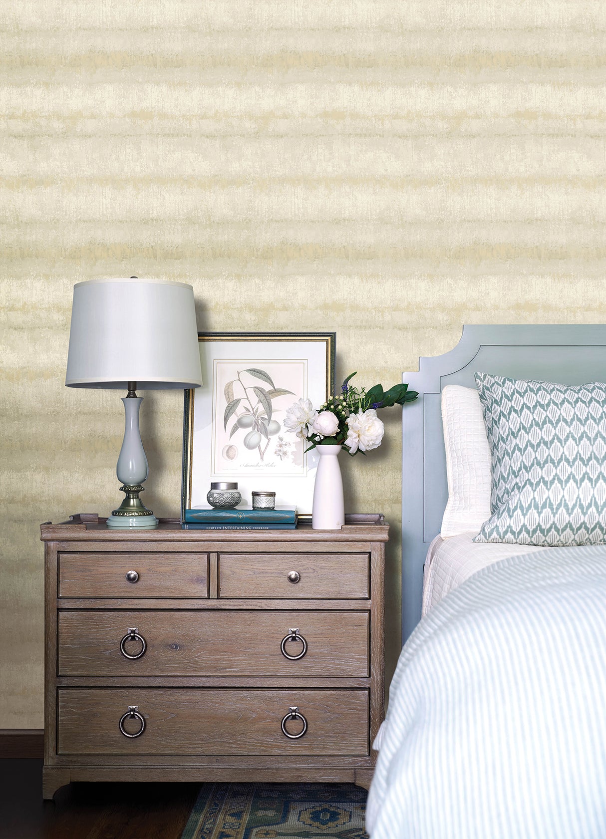 Morningtide Neutral by A-Street Prints Textured Stripe Wallpaper- A-Street Prints 4177-27734