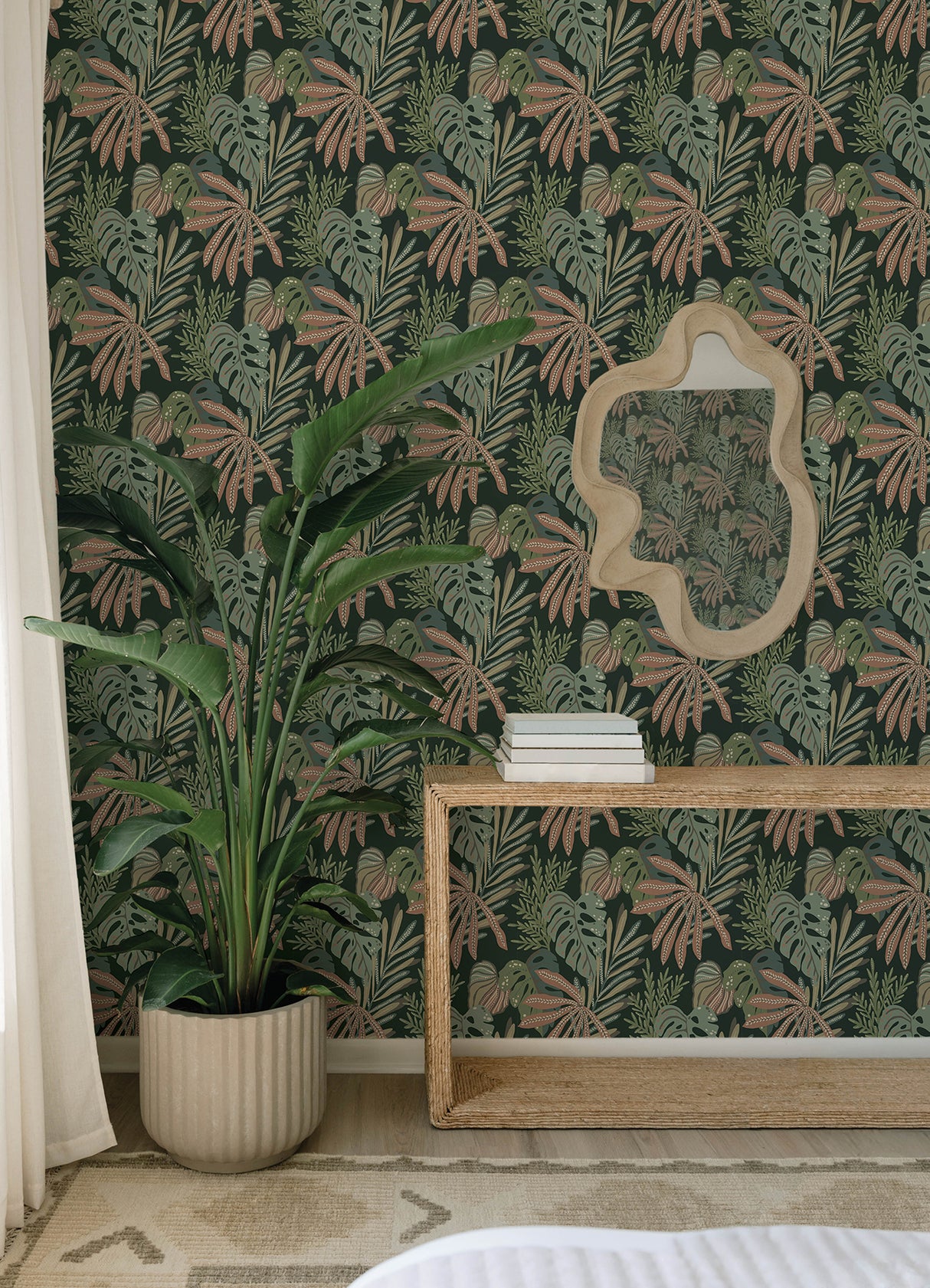 Alocasia Multicolor by A-Street Prints Tropical Foliage Wallpaper – A-Street Prints 4177-27737