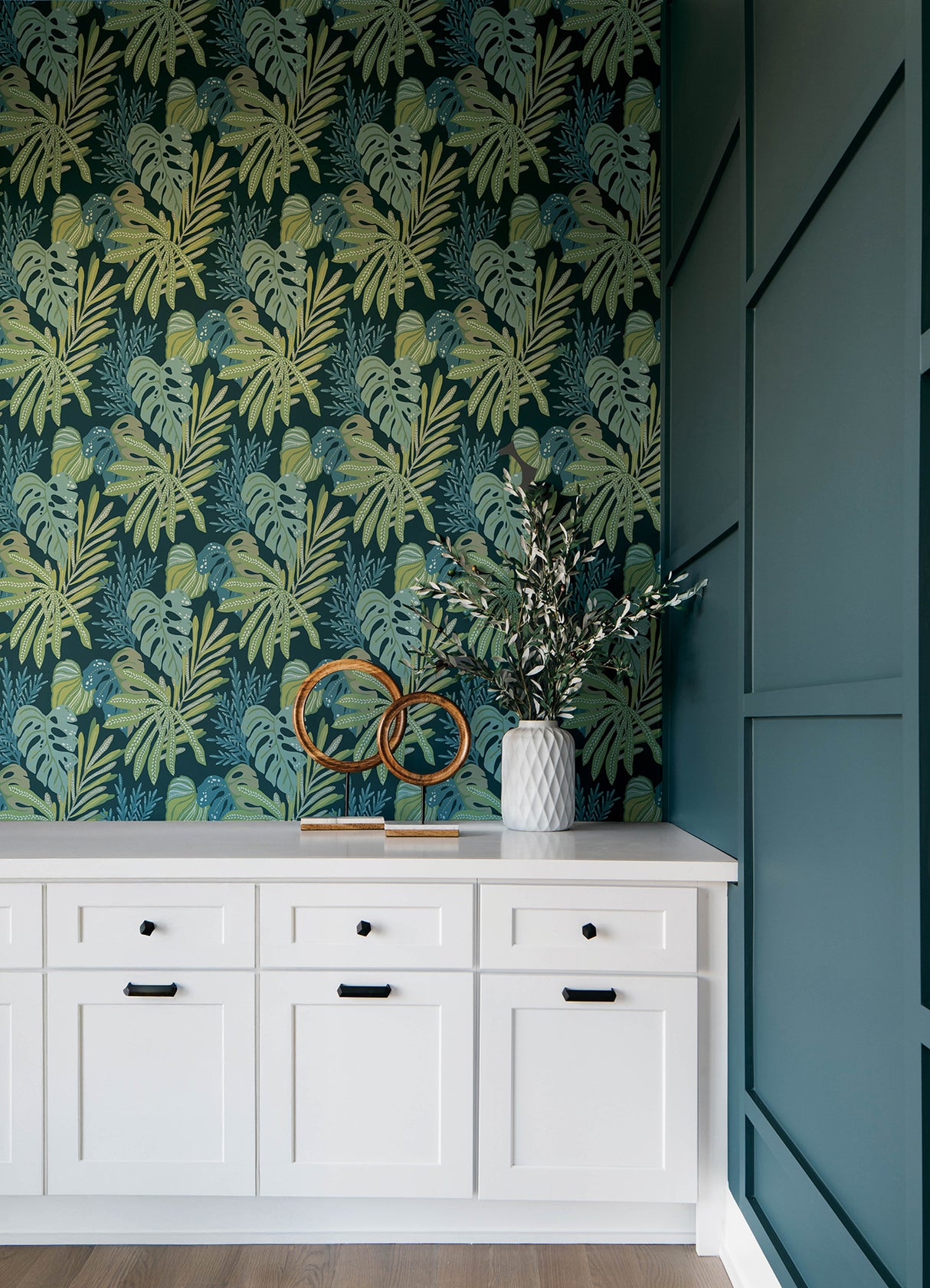 Alocasia Green by A-Street Prints Tropical Foliage Wallpaper- A-Street Prints 4177-27739