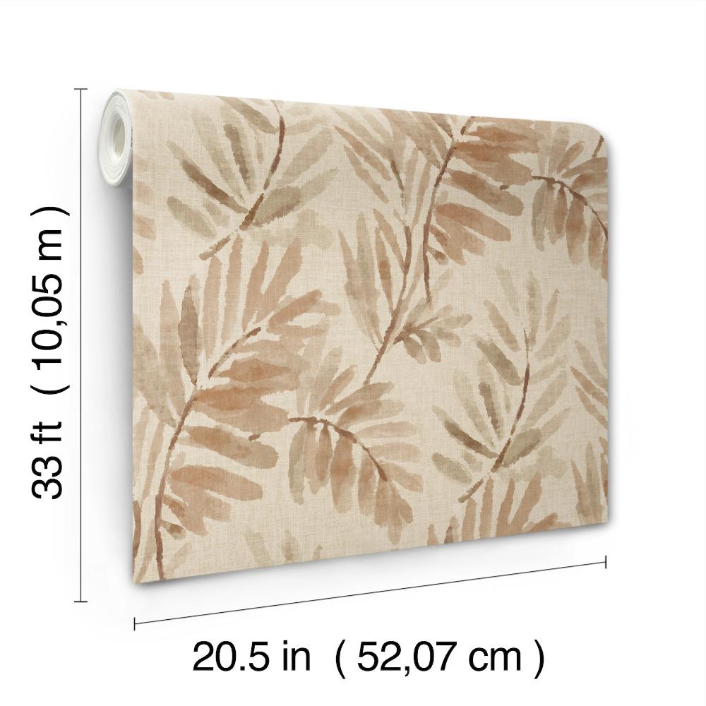 Serenade Blush by A-Street Prints Ferns Wallpaper – A-Street Prints 4177-27742