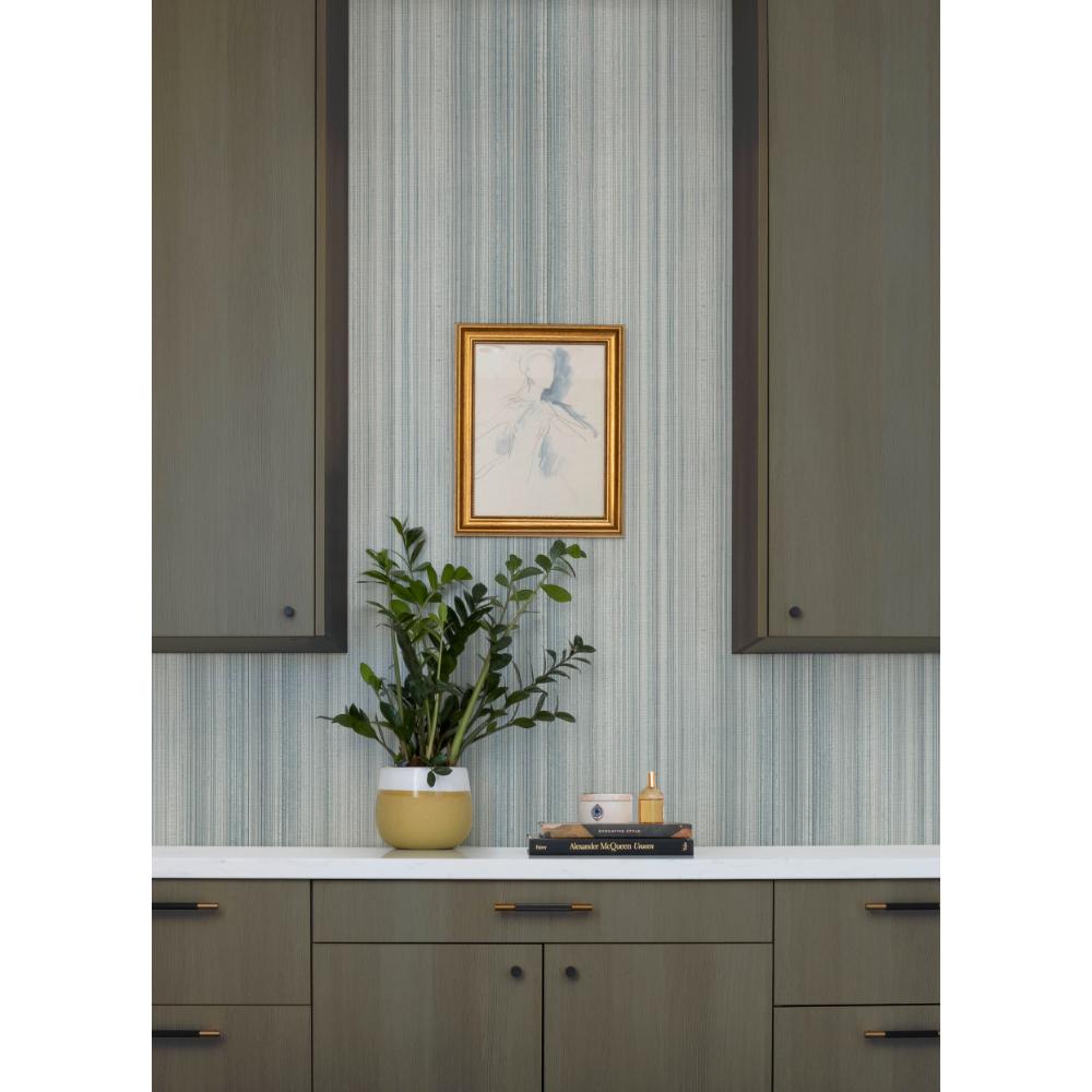 Elan Blue Ombre Stripe by A-Street Prints Non Woven Wallpaper – A-Street Prints 4177-27748