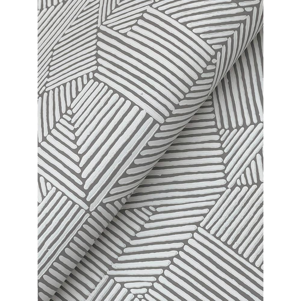 Crescendo Dark Grey by A-Street Prints Block Geometric Wallpaper- A-Street Prints 4177-83302