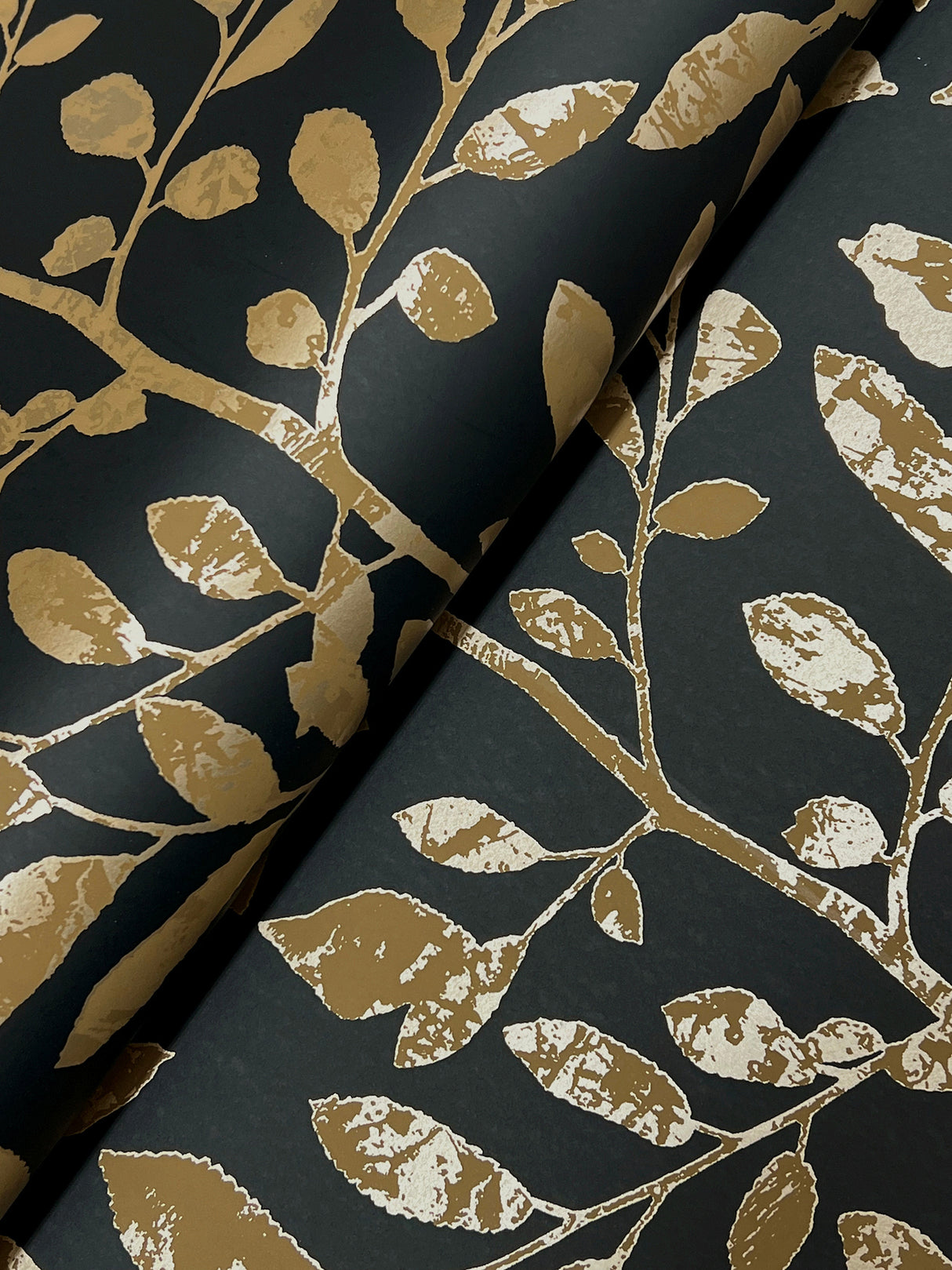 Sagecrest Black by A-Street Prints Sapling Wallpaper- A-Street Prints 4177-83306