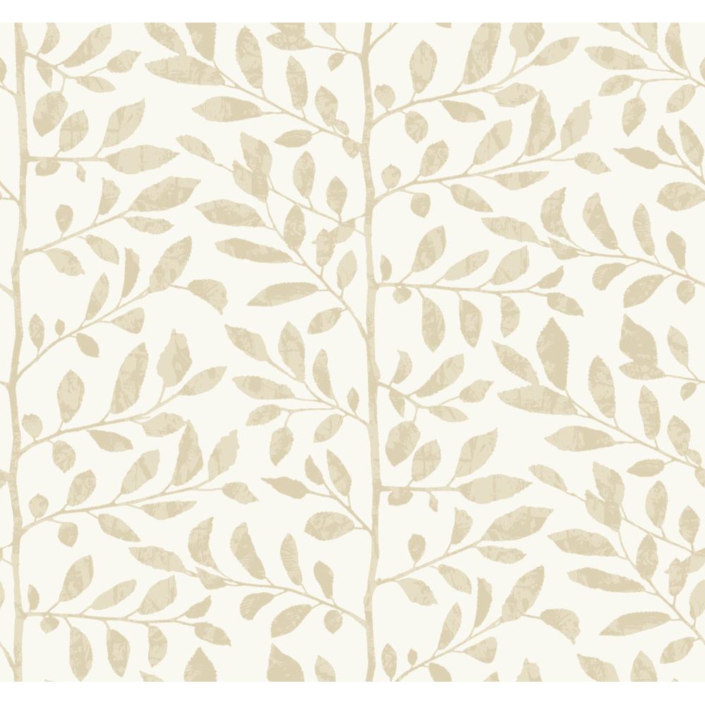 Sagecrest Platinum Sapling Wallpaper by A-Street Prints