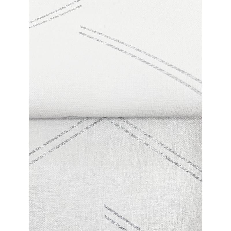 Aviator Silver by Warner Abstract Chevron Wallpaper – Brewster Home Fashions 4178-4435