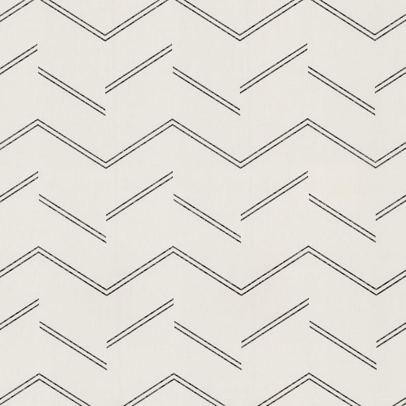 Aviator Ivory Abstract Chevron Wallpaper – Warner 4178-4436