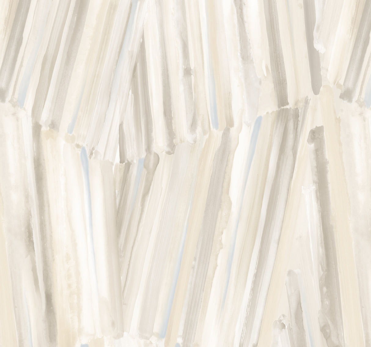 Masterwork Beige Brushstrokes commercial wallpaper by Warner, abstract mylar design