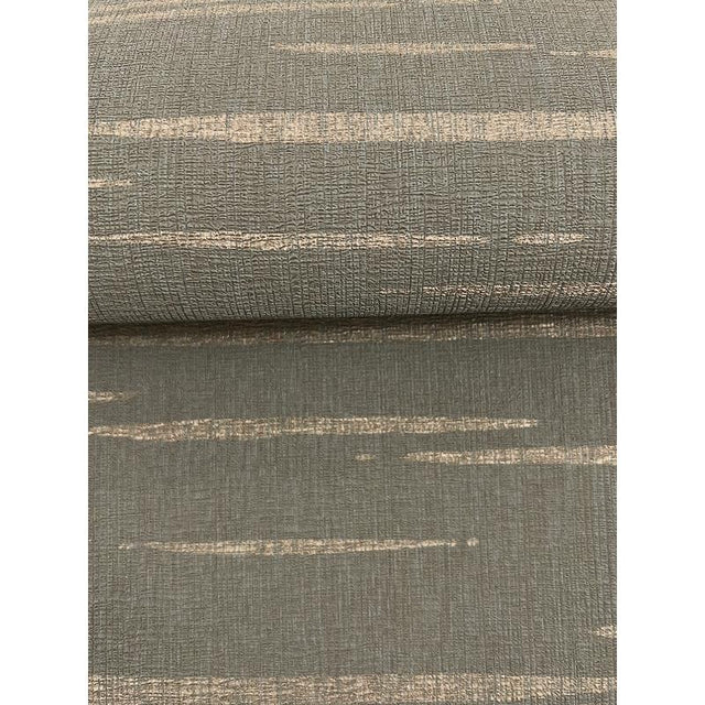 Longitude Grey by Warner Striated Commercial Wallpaper – Brewster 4178-4455