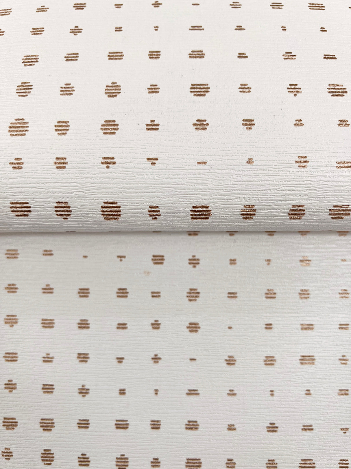 Brielle Brass by Warner Polka Dot Textured Non Woven Vinyl Wallpaper – Brewster Home Fashions 4181-4705
