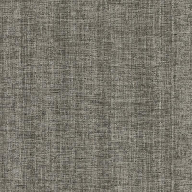 Clarkson Dark Grey woven commercial vinyl wallpaper, 54 in x 90 ft roll