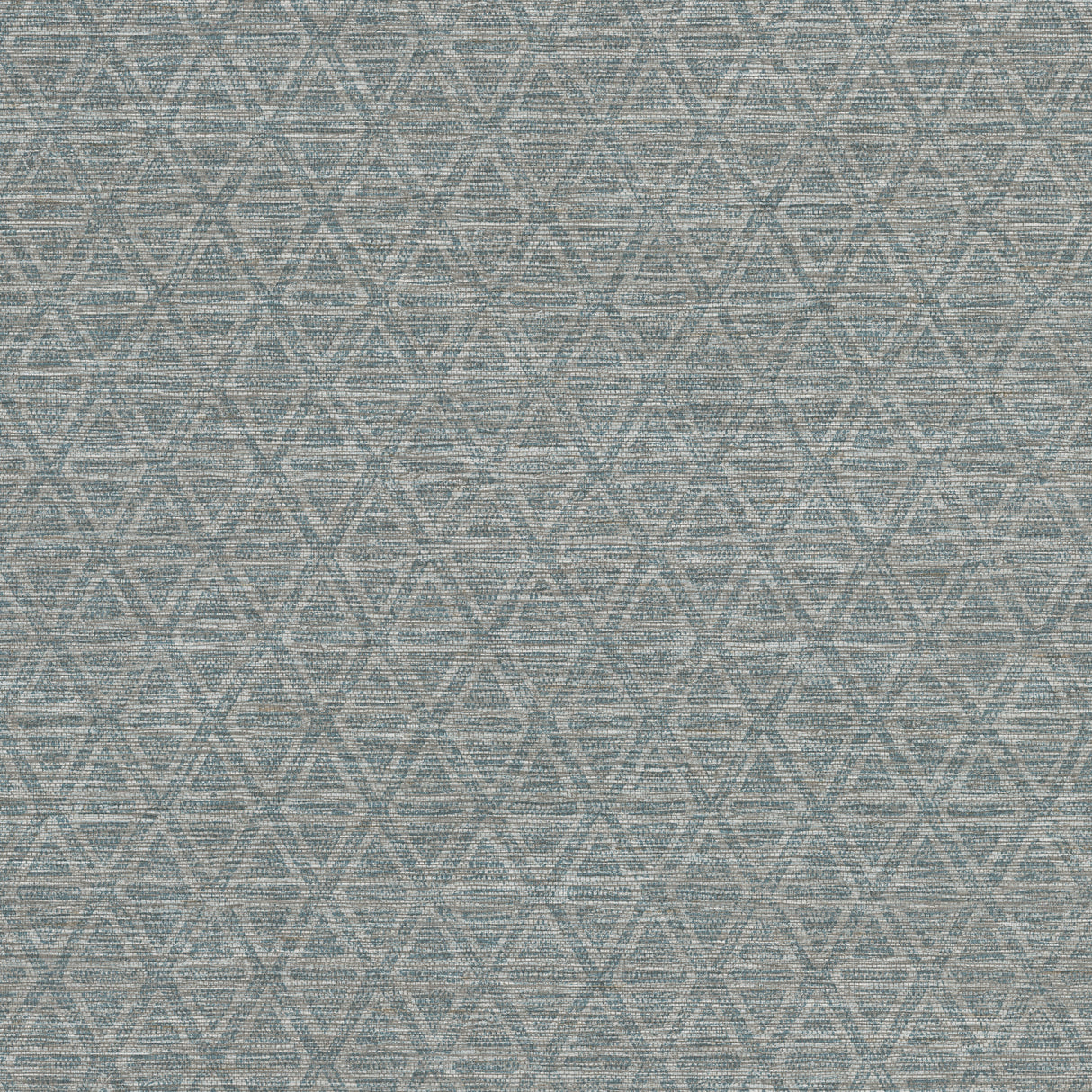 Kelce Slate Geometric Faux Grasscloth Wallpaper 4183-4827